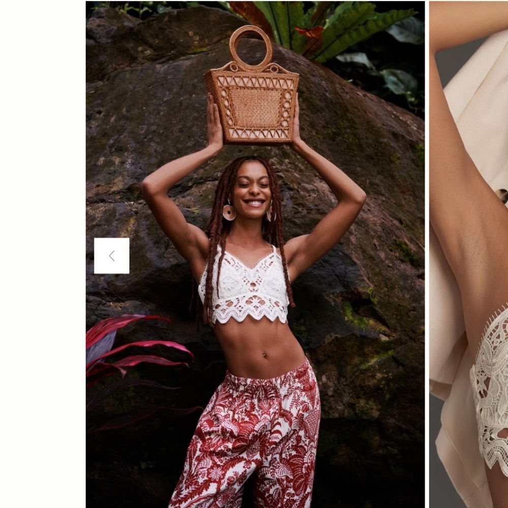 Anthropologie The Viviette Lace Bra Top - Picture 7 of 7